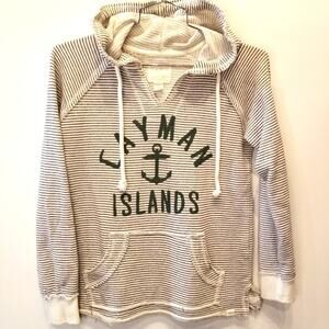 Cayman Islands Grand Cayman Hooded Sweatshirt Cotton Polyester Size S